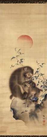156x452 Monkey Deities In Japanese Shinto Lore And Buddhist Art - Bad Monkey Painting