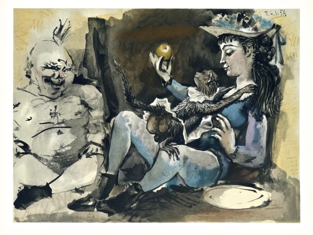 1048x789 Printfever Drypointing Babies And Bad Monkey Lithoheads - Bad Monkey Painting