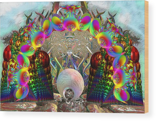 643x499 Buy The Ticket Take The Ride Wood Print By Bad Monkey - Bad Monkey Painting