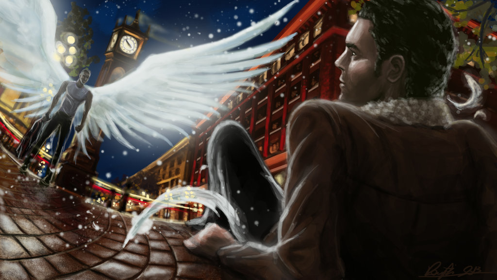 1024x576 Badass Guardian Angel By Rhapsody4u - Badass Painting