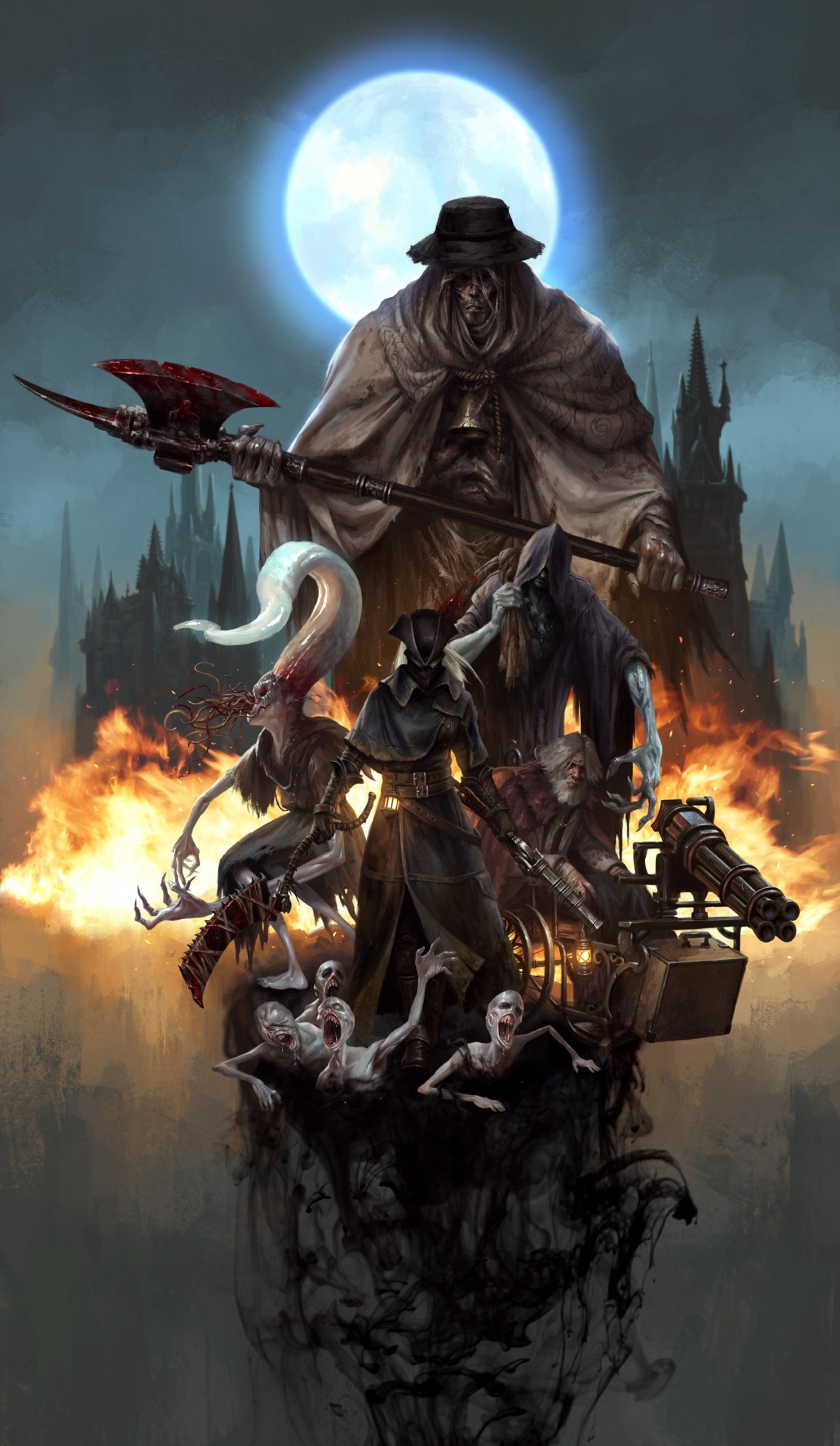 1300x2237 Paintable 15 Badass Fantasy Paintings By Daarken (Mike Lim - Badass Painting