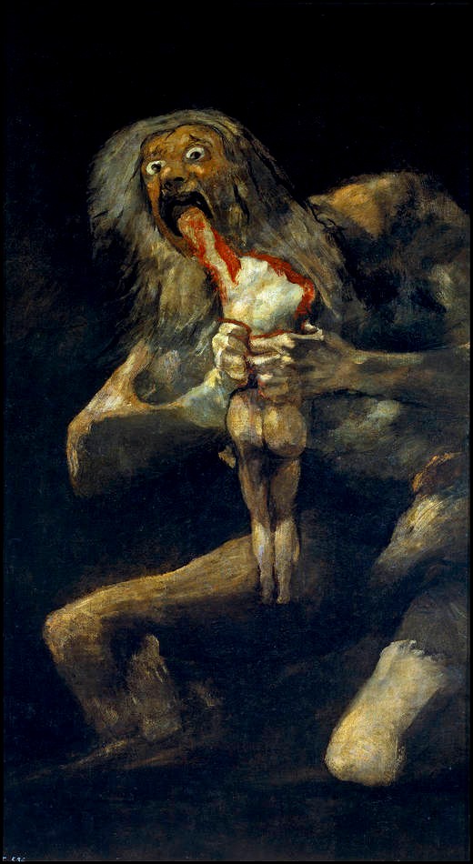 520x950 Saturn Devouring His Son - Badass Painting