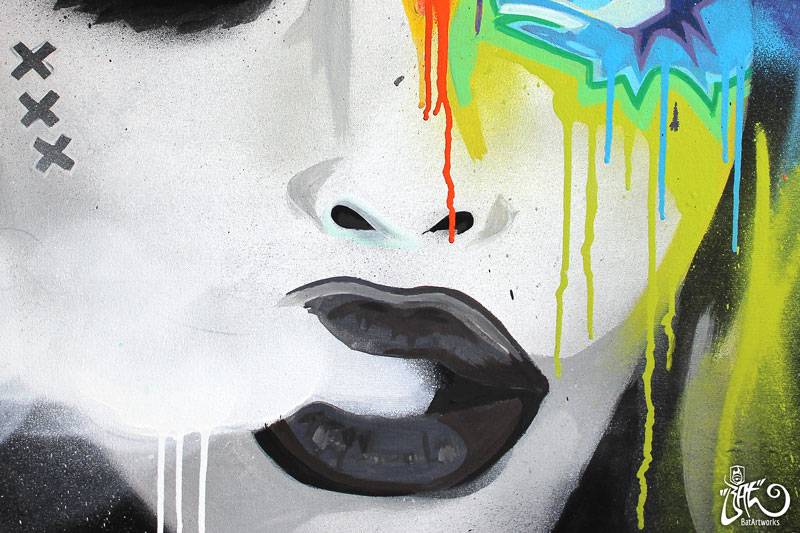 800x533 Street Art Prints - Badass Painting