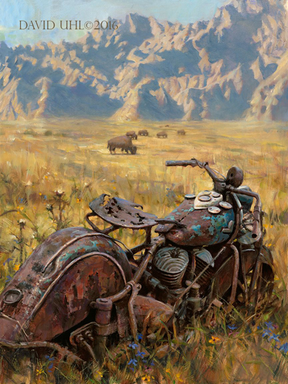 415x553 Badlands Uhl Studios - Badlands Painting