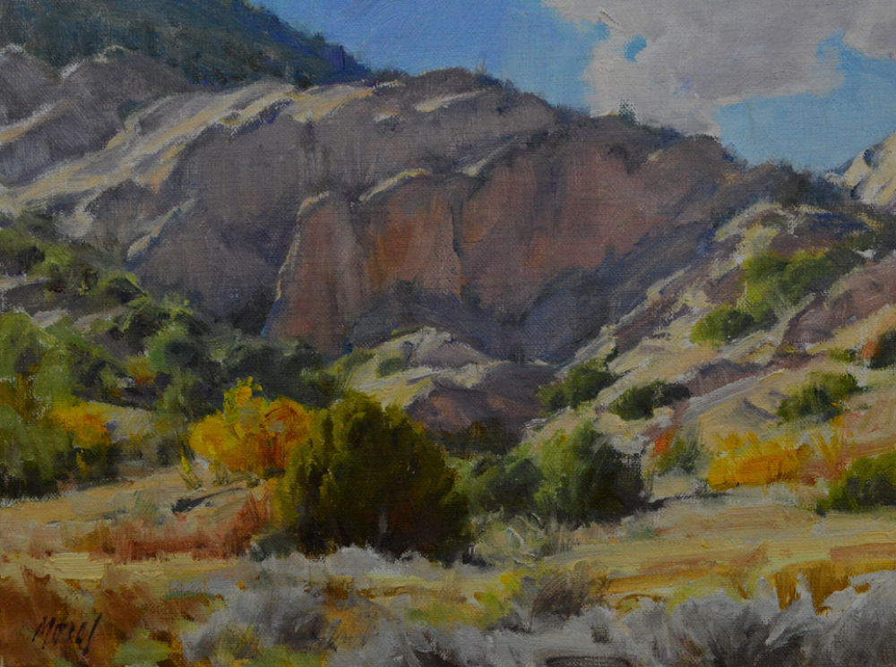 1000x745 Badlands Fall Nm - Badlands Painting