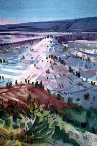 199x300 Badlands Paintings Fine Art America - Badlands Painting