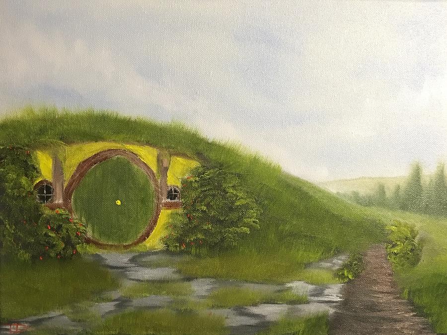 900x675 Dreaming Of Bag End Painting By Ethan Danner - Bag End Painting