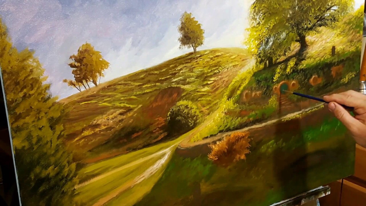 1280x720 The Painting Of Bag End - Bag End Painting