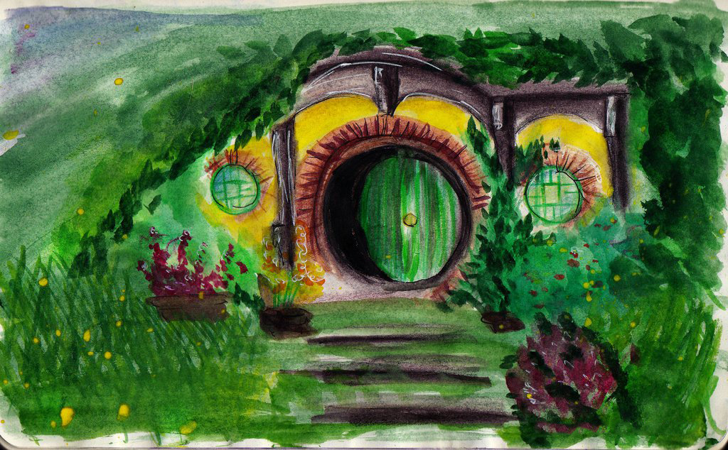 1024x634 Bag End - Bag End Painting