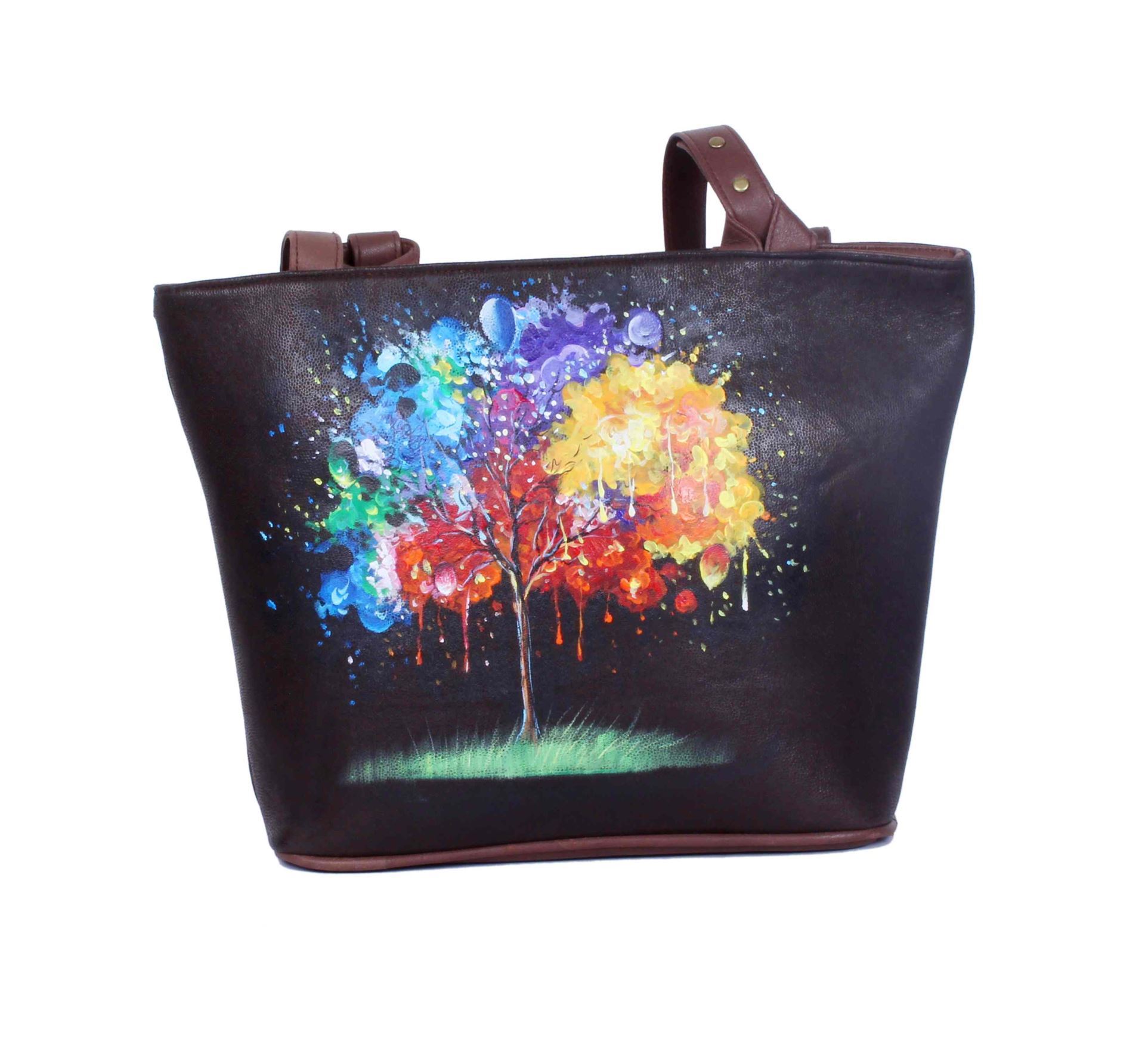 1920x1784 Hand Painted Hand Bags Color Splash Cool Hand Bags Hand - Bag Painting