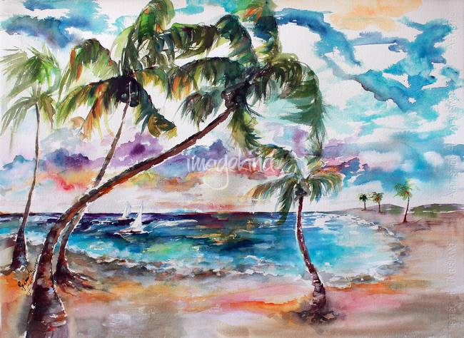 650x474 Meet You On Bimini Island Bahamas By Ginette Callaway - Bahamas Painting