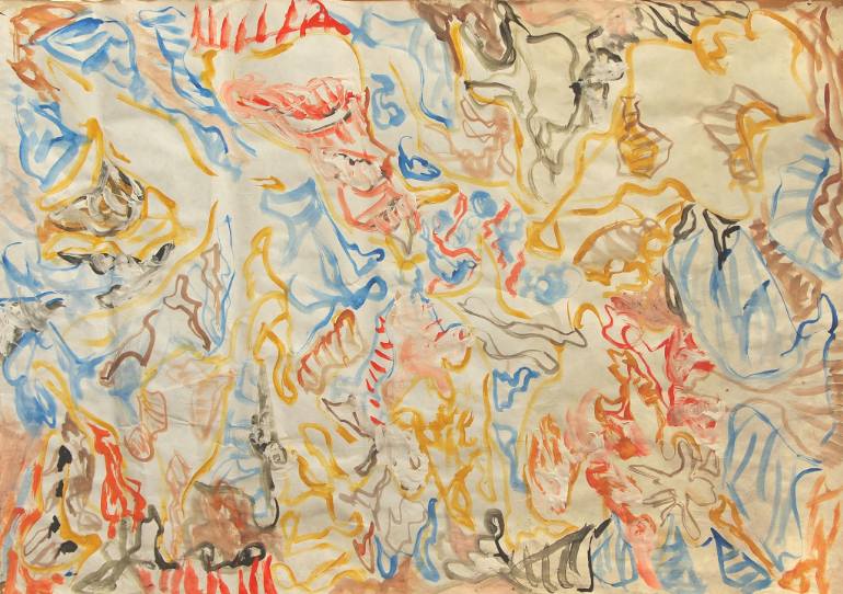 770x542 Saatchi Art A Disgusting Case In The Bakery Painting By Pavel Durasov - Bakery Painting