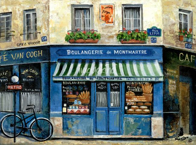Bakery Painting at PaintingValley.com | Explore collection of Bakery ...