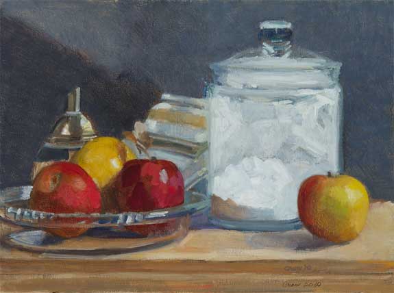 575x428 Martha Crow Still Life Paintings - Baking Painting