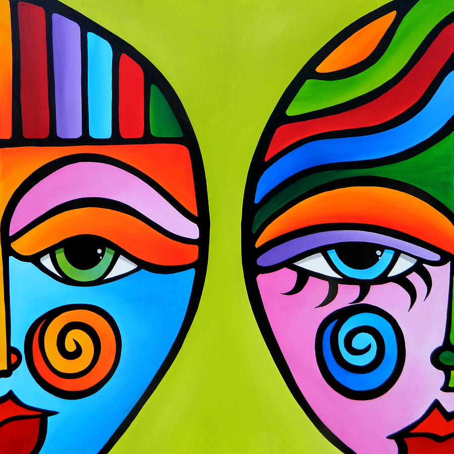 900x900 Delicate Balance Painting By Tom Fedro - Balance Painting