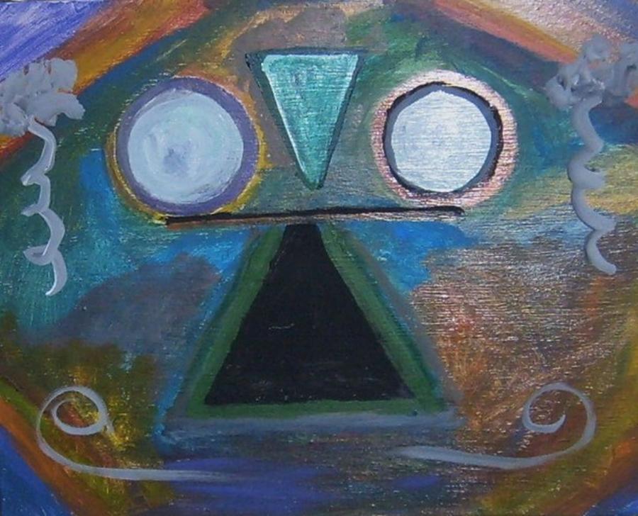 900x728 Balance Abstract Painting By James Sutton - Balance Painting