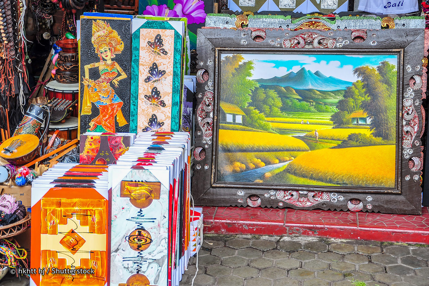 1400x932 Balinese Paintings - Balinese Painting