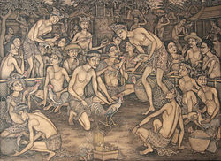 250x182 Balinese Art - Balinese Painting