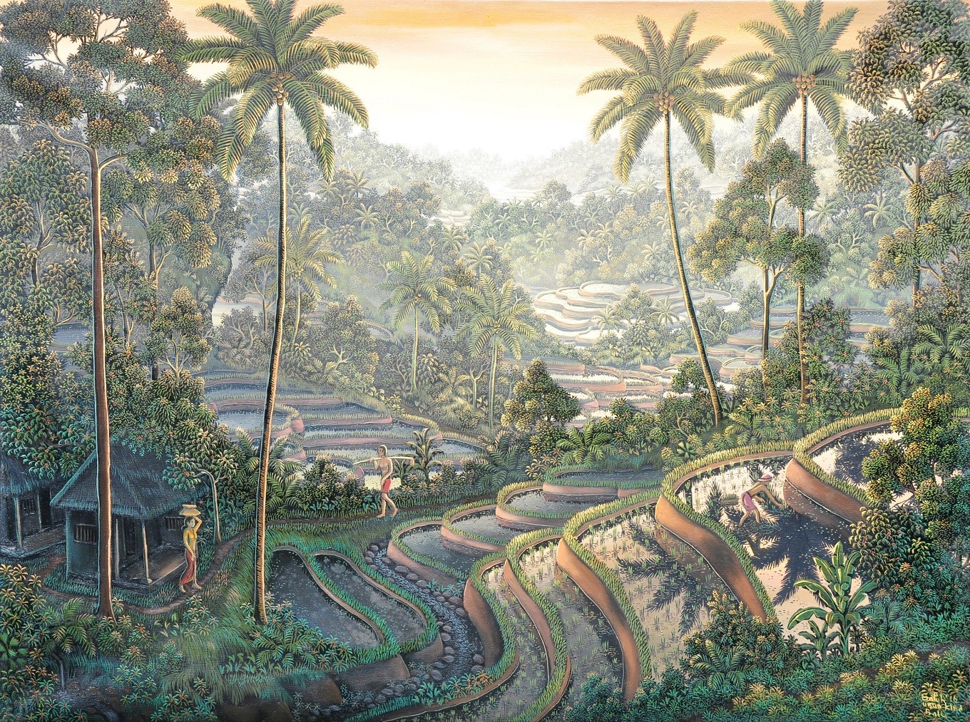 1360x1013 Get Ready For Larasati's Auction Of Traditional, Contemporary - Balinese Painting
