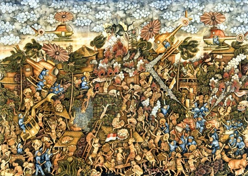 503x356 Welcoming Bali Through Traditional Paintings - Balinese Painting