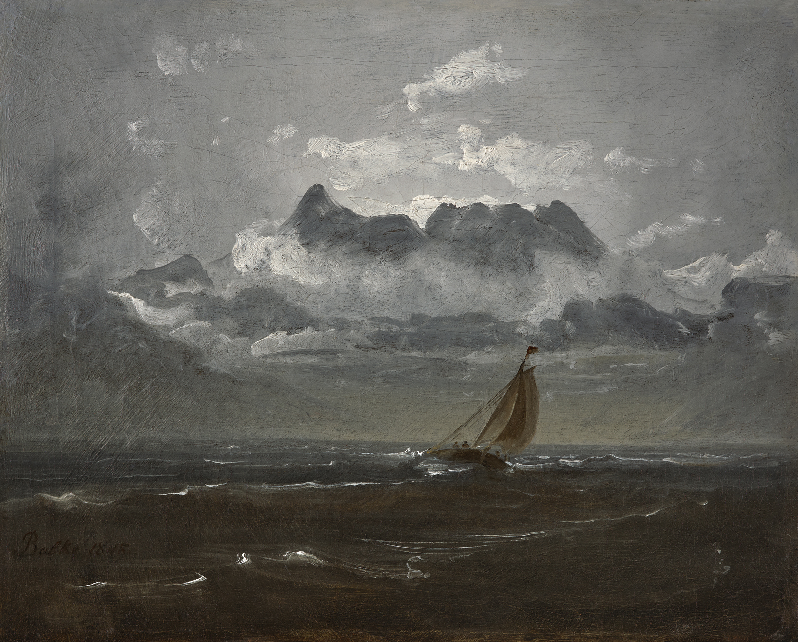 1600x1288 Peder Balke - Balke Painting