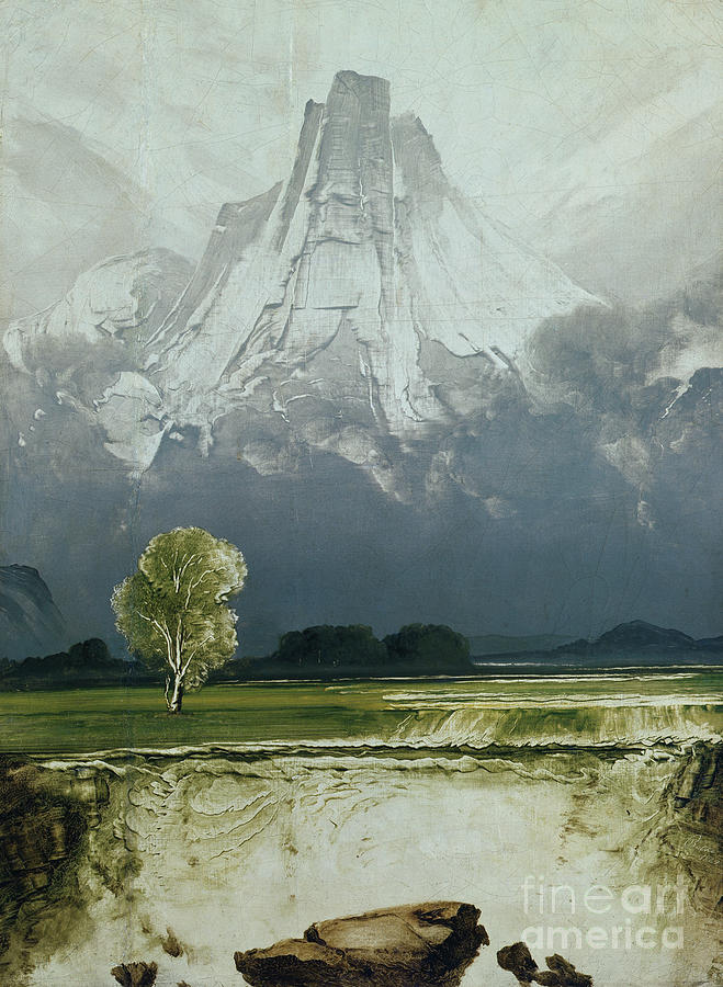 659x900 Stetind Painting By Peder Balke - Balke Painting