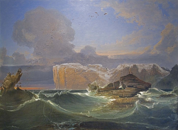 720x527 Storms Of Sea, Sky, And Paint - Balke Painting
