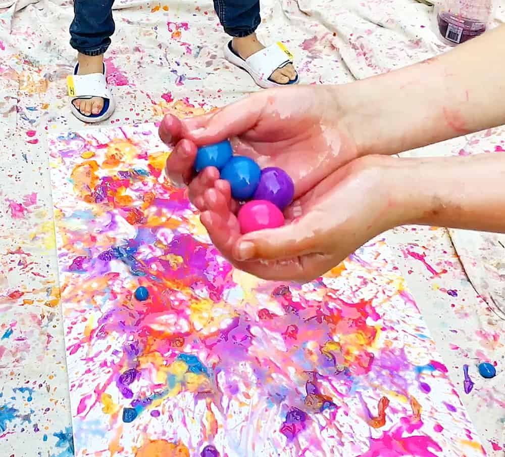 1000x904 Paint Ball Painting - Ball Painting