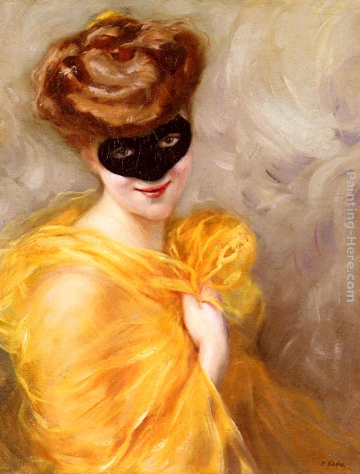 720x946 Pierra Ribera Lady At A Masked Ball Painting Anysize 50% Off - Ball Painting