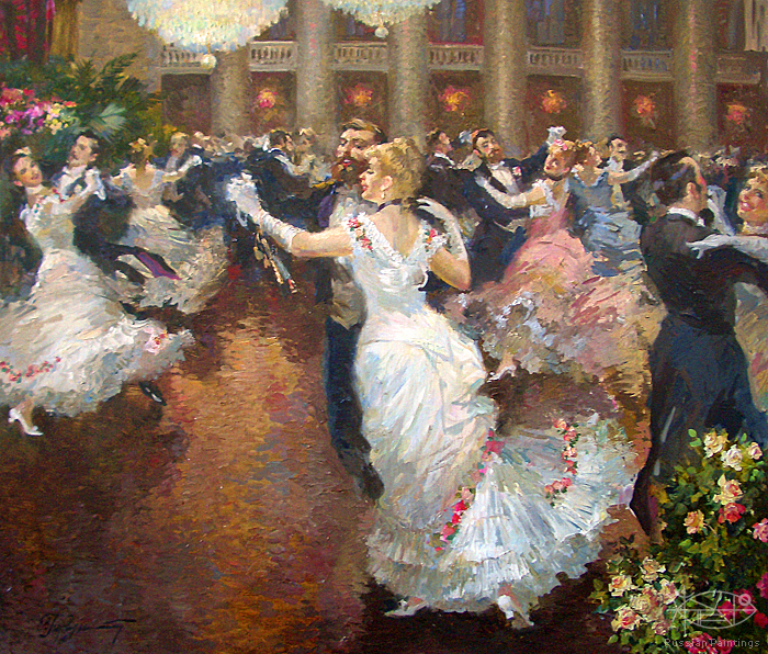700x596 Russian Paintings Gallery - Ball Painting