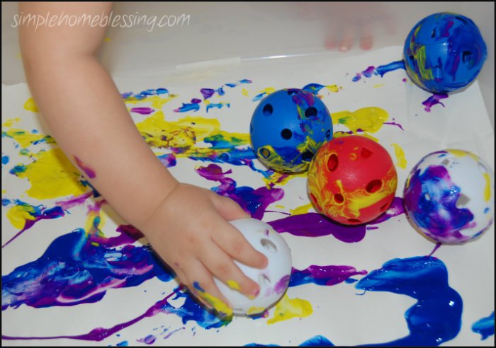 700x492 Wiffle Ball Painting - Ball Painting