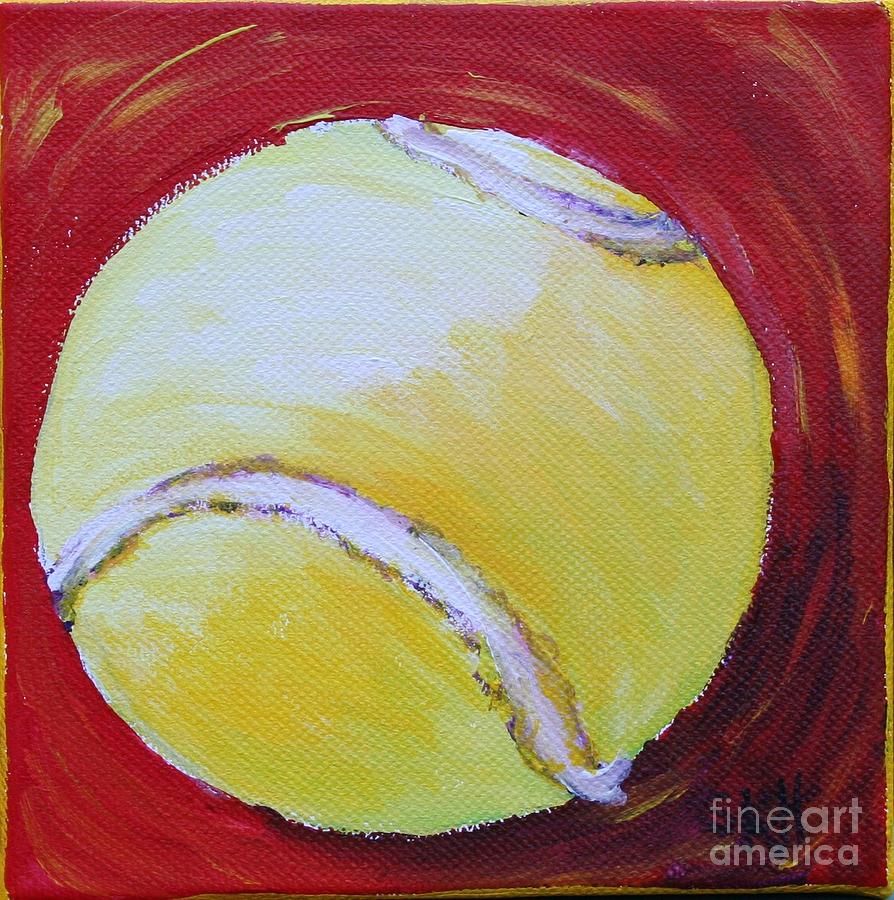 894x900 Tennis Ball Paint Art Tennis - Ball Painting
