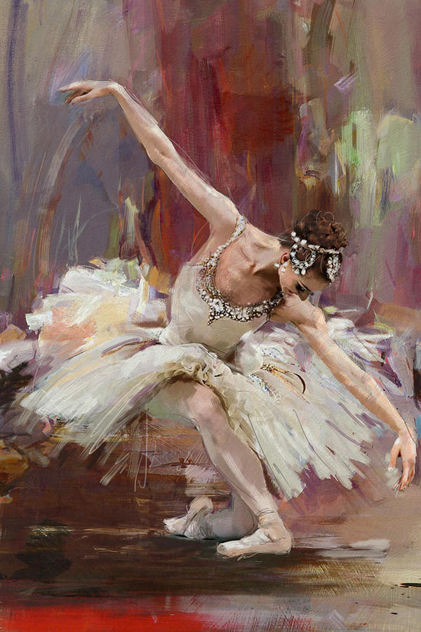 600x900 Ballerina Oil Paintings Fine Art America - Ballerina Oil Painting
