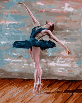 280x350 Gx8342 4050 Handmade Beautiful Sex Ballerina Oil Painting By - Ballerina Oil Painting