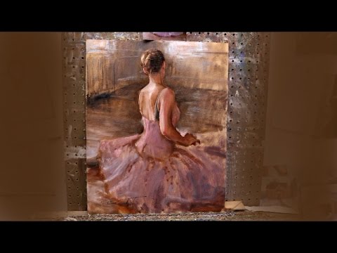 480x360 Oil Painting Techniques By Trent Gudmundsen - Ballerina Oil Painting