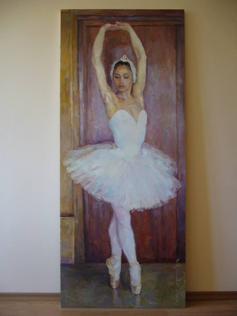 770x1027 Saatchi Art Original Art Oil Painting Prima Ballerina Painting By - Ballerina Oil Painting