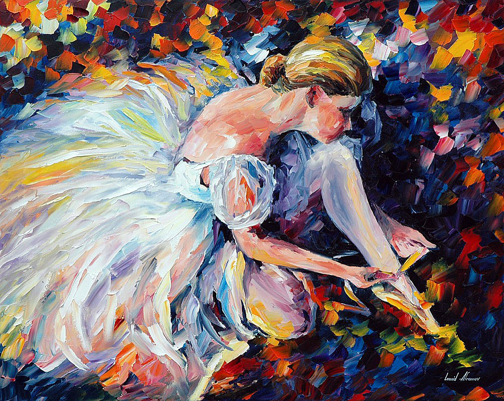 Ballerina Oil Painting at PaintingValley.com | Explore collection of ...