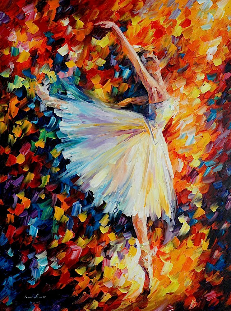 Ballerina Oil Painting at PaintingValley.com | Explore collection of ...