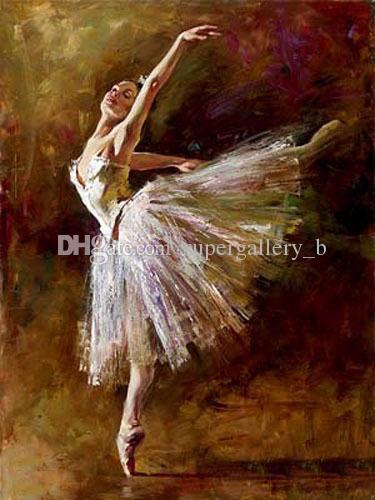 Ballerina Oil Painting Ballet Dancer