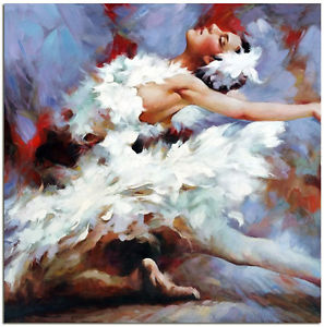297x300 Ballet Dancer - Ballerina Oil Painting Ballet Dancer
