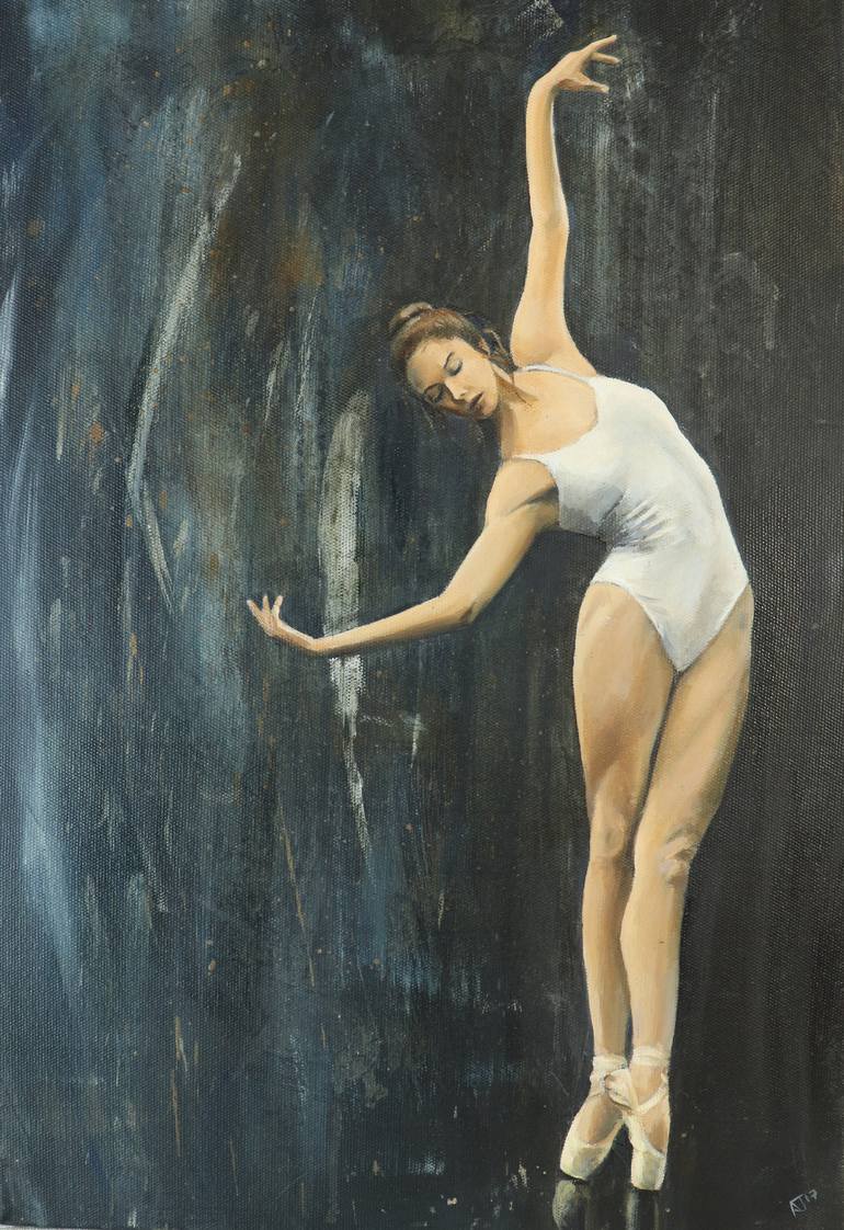 770x1122 Saatchi Art - Ballerina Oil Painting Ballet Dancer