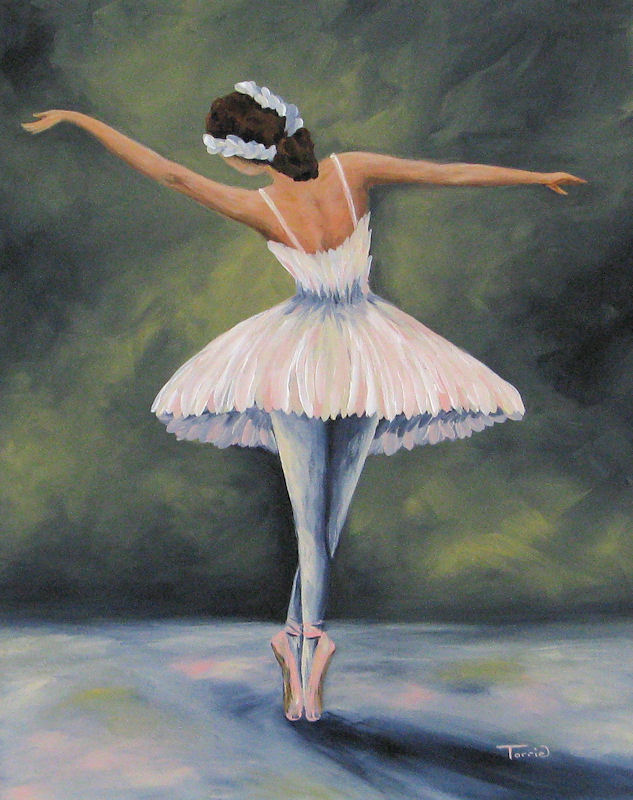 633x800 Torrie Smiley, Original Works Of Art New Large Ballerina Painting - Ballerina Painting