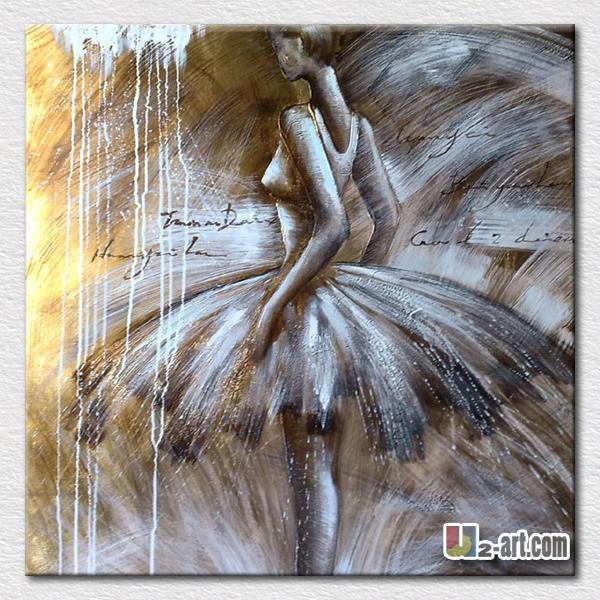 600x600 Best Elegant Ballerina Oil Painting Painted On Canvas Pictures - Ballerina Painting On Canvas