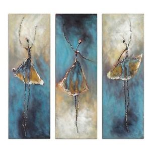300x300 Santin Art Ballerina Paintings On Canvas Stretched And Framed - Ballerina Painting On Canvas