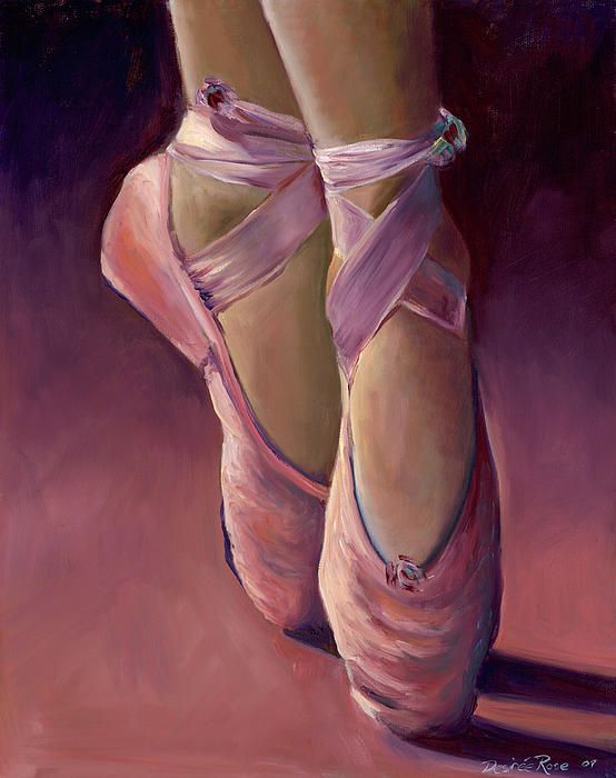 554x700 Ballet Shoes Canvas Print Canvas Art By Desiree Rose - Ballerina Shoes Painting