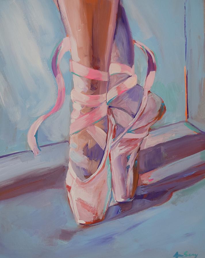 713x900 Nutcracker Ballet Paintings Fine Art America - Ballerina Shoes Painting