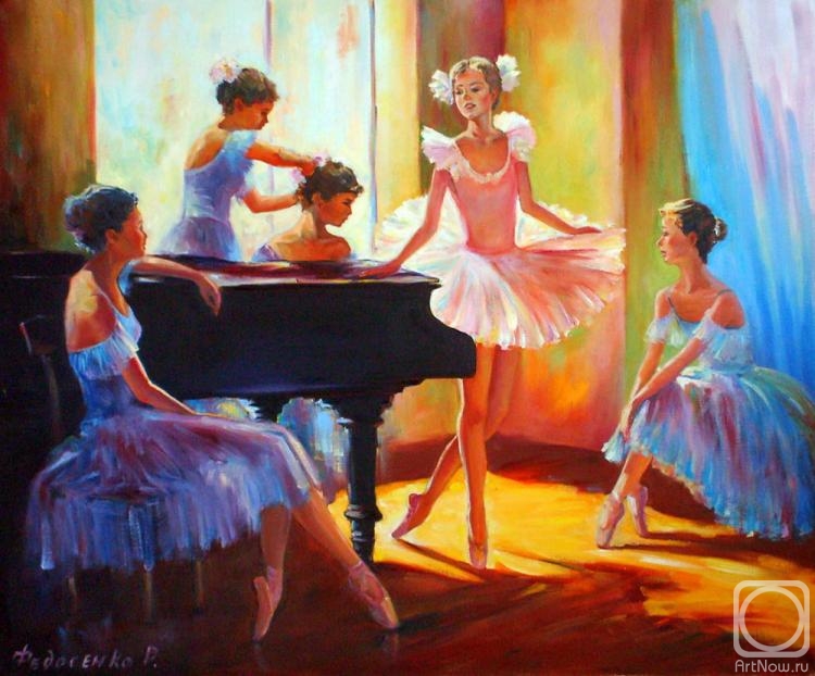 750x622 Painting Ballet Buy On Artnow.ru - Ballet Class Painting