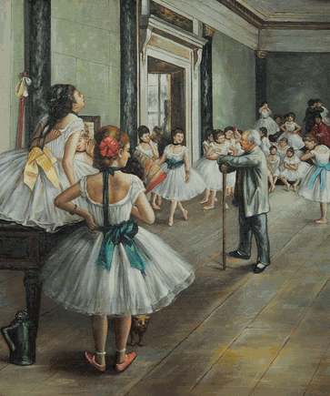 Ballet Class Painting at PaintingValley.com | Explore collection of ...