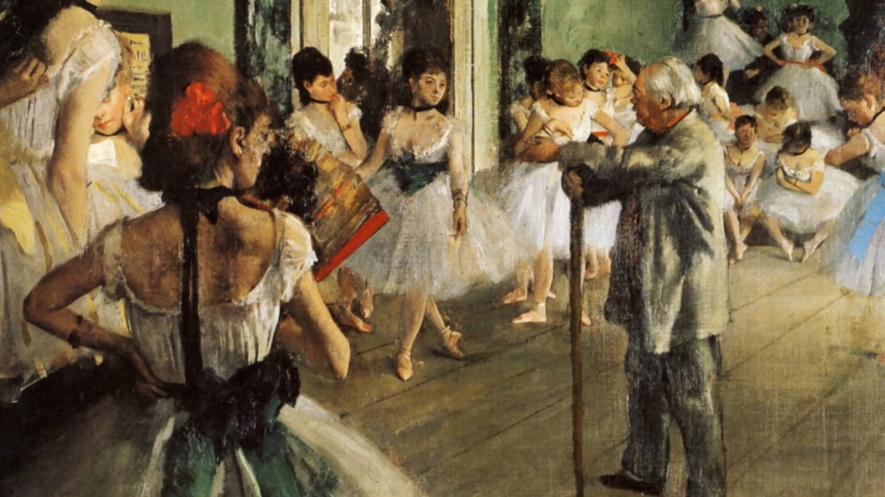 1280x720 En] The Ballet Class - Ballet Class Painting