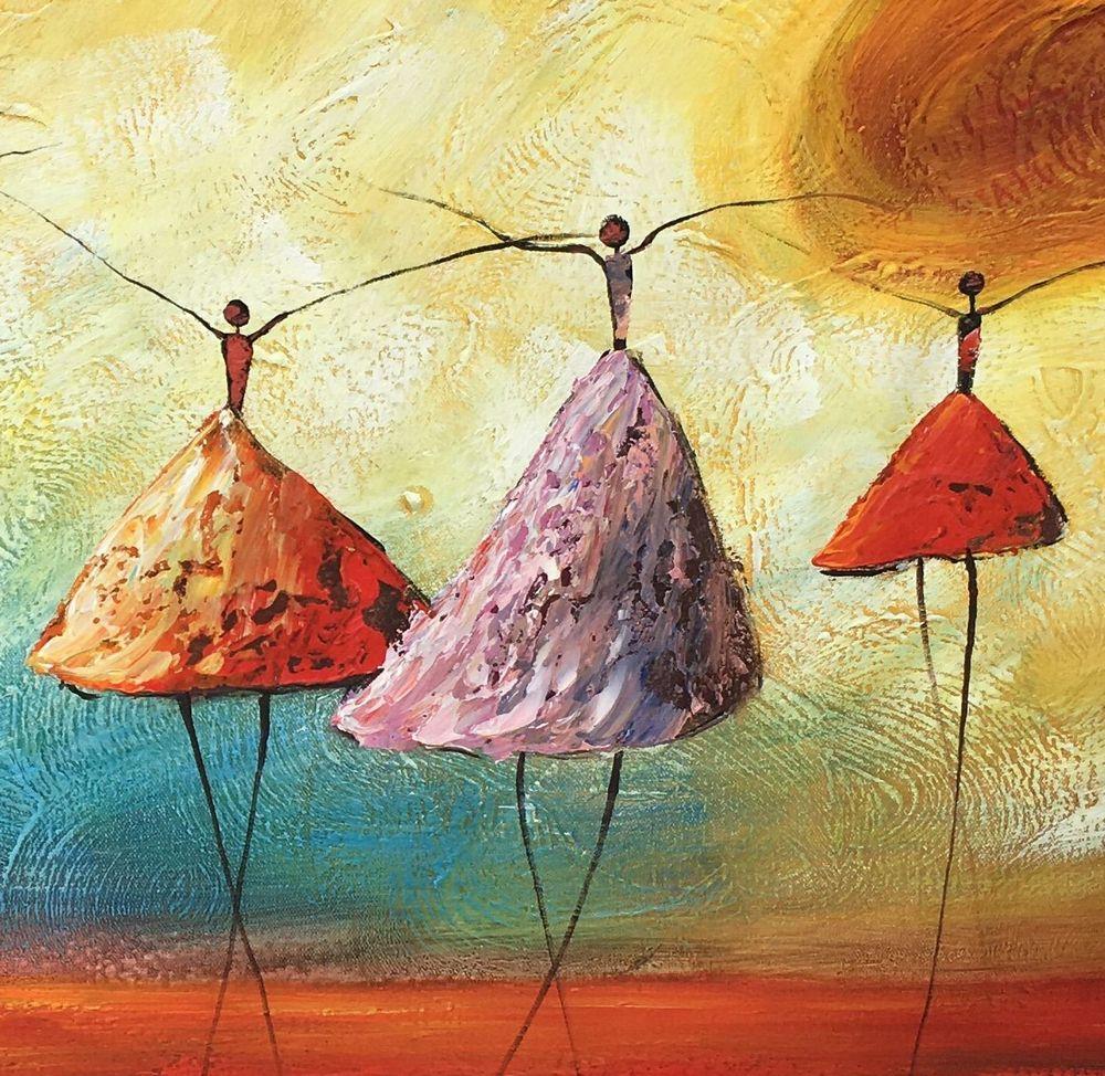 1000x974 Modern Art, Art Painting, Ballet Dancer Painting, Oil Painting - Ballet Dancer Oil Painting